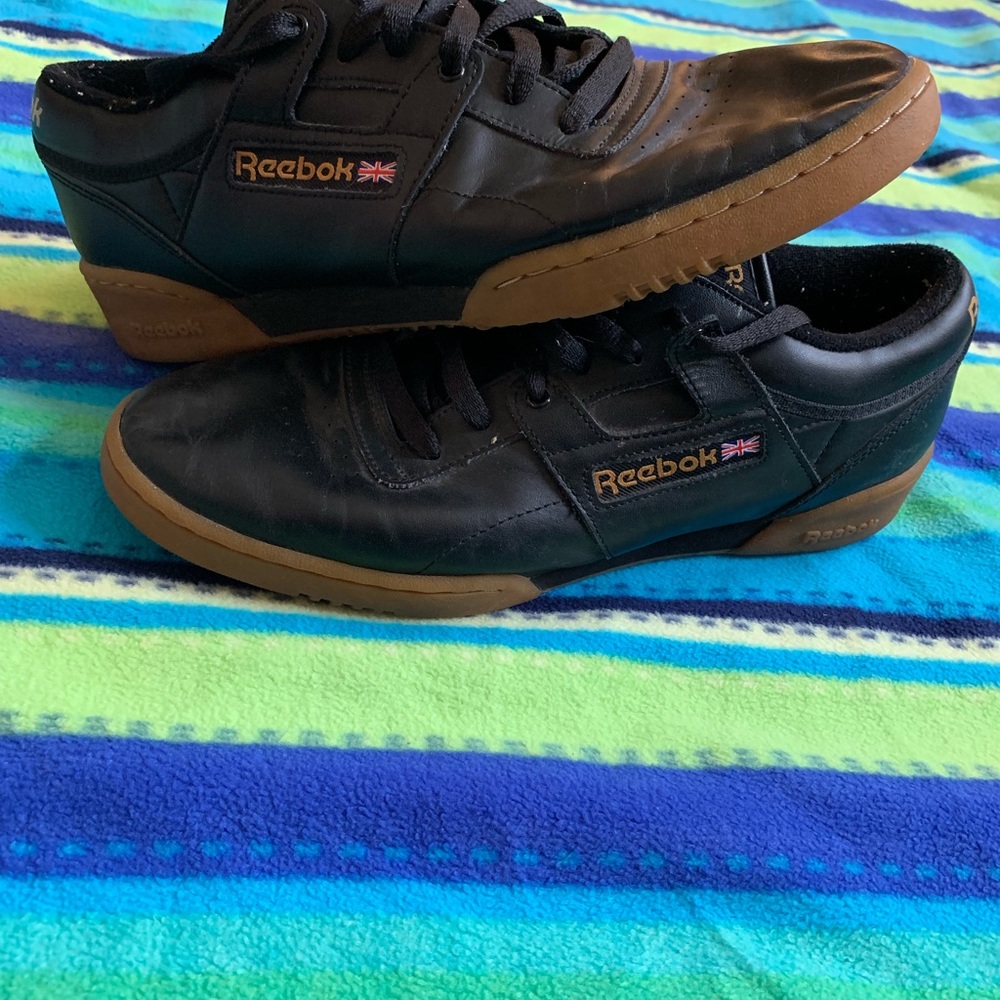 Reebok Mens workout plus shoe - black/gum